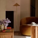 ORSAY MEDIUM BRASS FLOOR LAMP