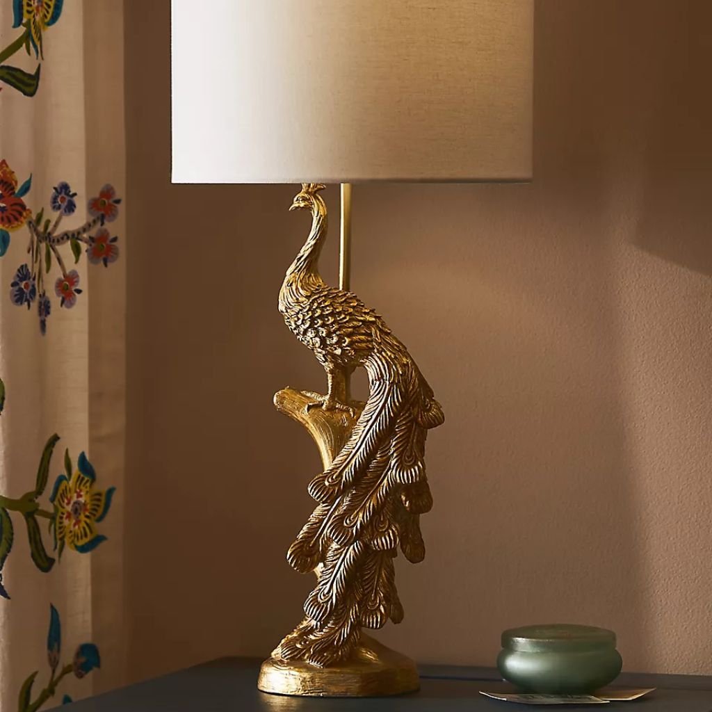 ICON PEACOCK TABLE LAMP ICON PEACOCK TABLE LAMP