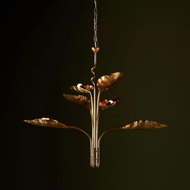 PIERCED LEAF CHANDELIER
