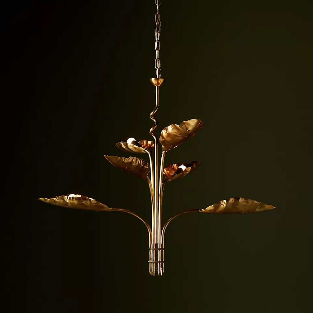 PIERCED LEAF CHANDELIER PIERCED LEAF CHANDELIER