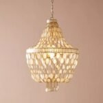 OVAL CAPIZ CHANDELIER
