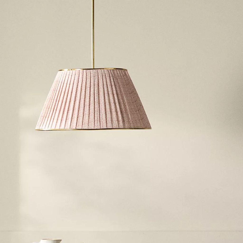 LEE BRASS 24 INCH RUCHED PRINTED SEMI FLUSH MOUNT PENDANT LIGHT KARI LEE BRASS 24 INCH RUCHED PRINTED SEMI FLUSH MOUNT PENDANT LIGHT KARI