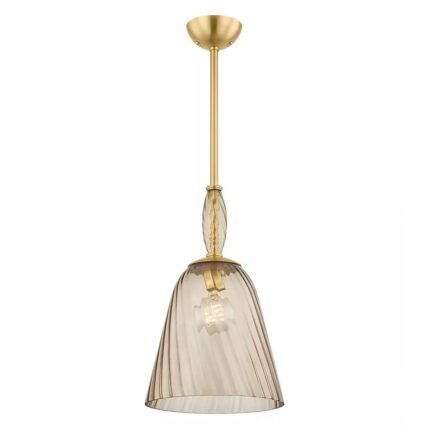 BLEECKER RIBBED ARTISAN GLASS PENDANT