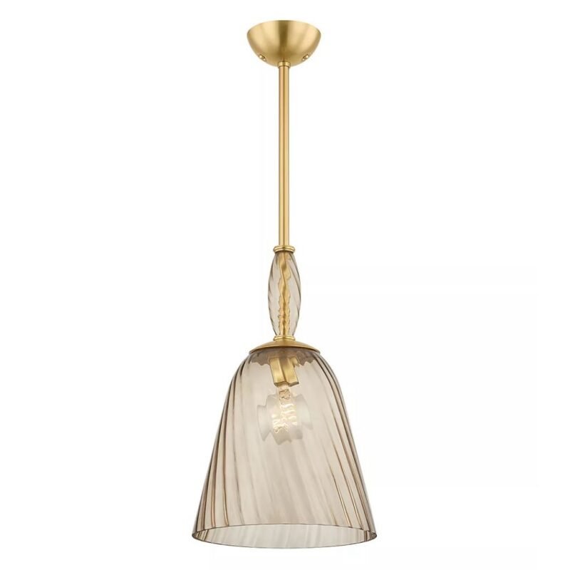BLEECKER RIBBED ARTISAN GLASS PENDANT
