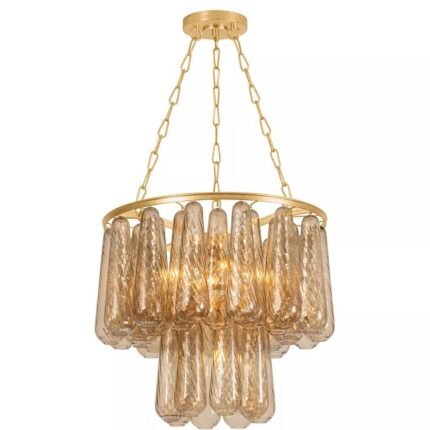 MILOS CASCADE DROPLET GLASS CHANDELIER