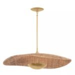 HUDSON VALLEY LIGHTING SHILOH VINTAGE GOLD PENDANT