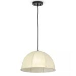 REGINA ANDREW STEVIE LEATHER STITCH VELLUM PENDANT