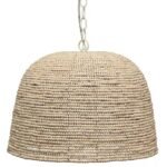 HIGH TIDE 1 LIGHT WOOD BEADED PENDANT