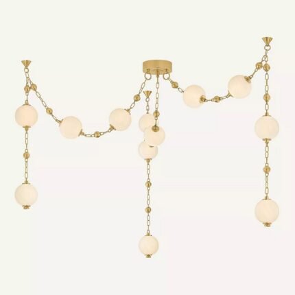 HUDSON VALLEY LIGHTING CORDA 12 LIGHT HAND BLOWN GLASS CHANDELIER