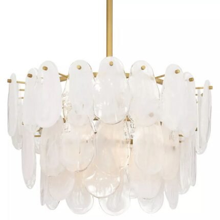 LEON GLAZED GLASS CHANDELIER