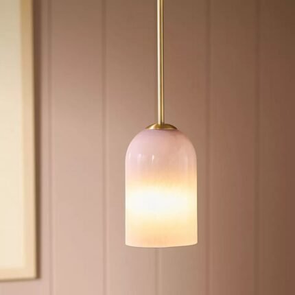 HOLT GLASS PENDANT LIGHT PINK