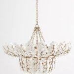 BILAL LARGE CREAM COCONUT CHANDELIER