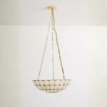 LILA CAPIZ UPLIT PENDANT LIGHT