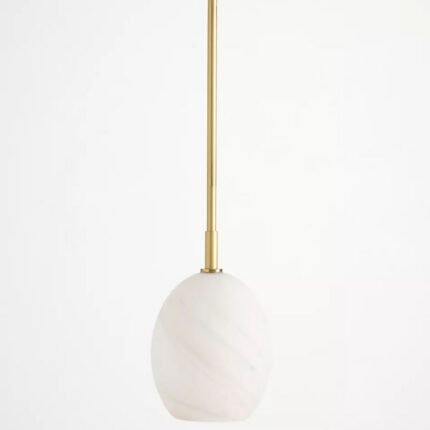REGINA ANDREW ARTEMIS ALABASTER SINGLE PENDANT LIGHT