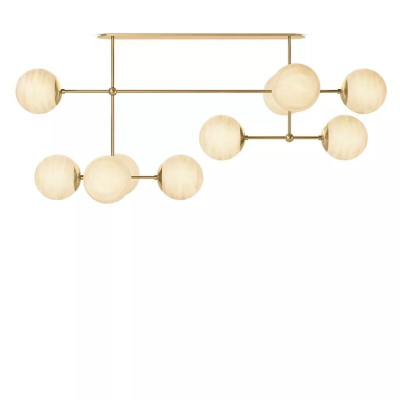 ARMSTRONG LINEAR CHANDELIER IN BRONZE
