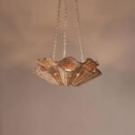 HUDSON VALLEY LIGHTING HAYWORTH RATTAN UPLIT CHANDELIER