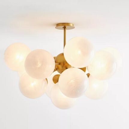 REGINA ANDREW SHINE GLASS FLUSH MOUNT LIGHT