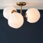 CLOUD ORGANIC GLASS FLUSH MOUNT LIGHT