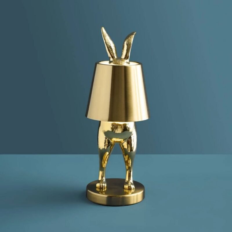 GOLD RABBIT LED TABLE LAMP