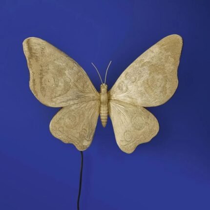 GOLD BUTTERFLY WALL LAMP