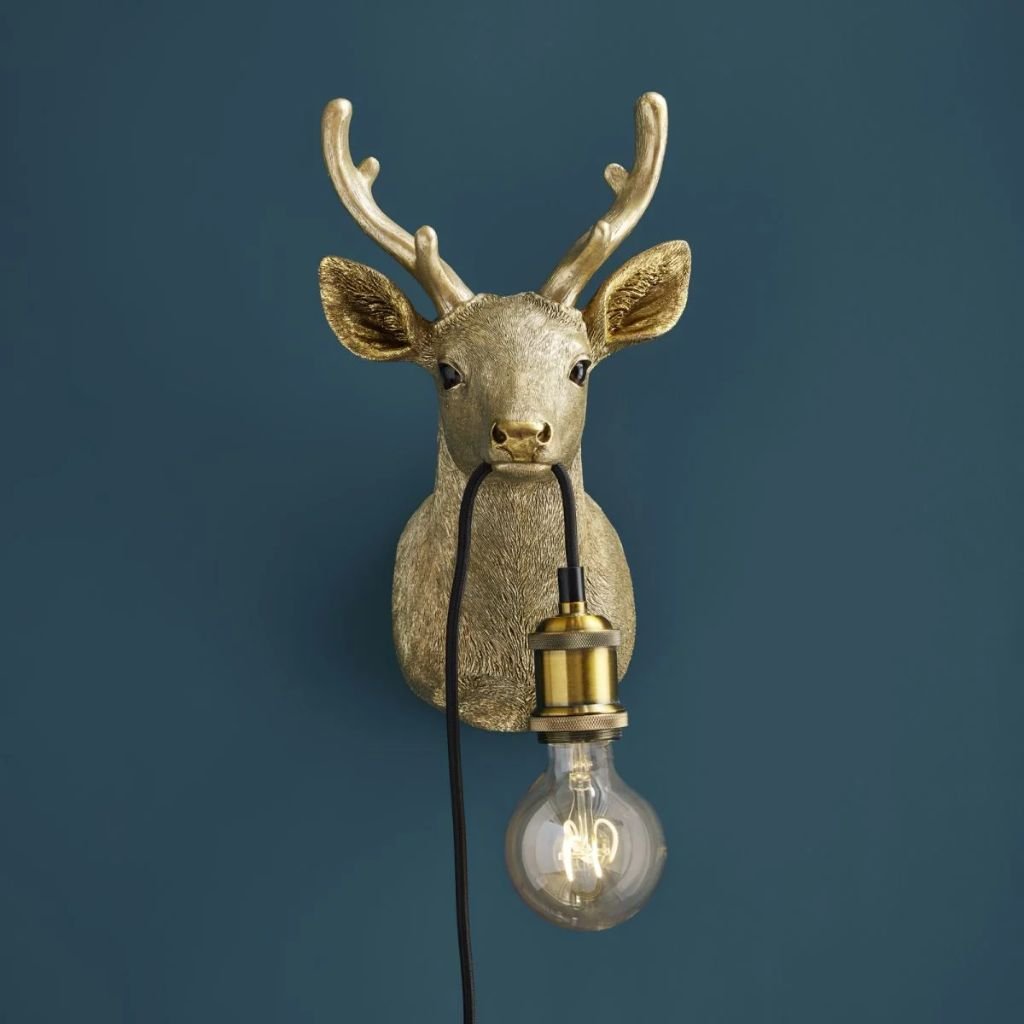 BABY HARRY GOLD DEER WALL LAMP BABY HARRY GOLD DEER WALL LAMP