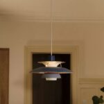 PH5 SPUN TIERED THREE SHADE METAL PENDANT LIGHT BLUE