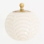 CREAM CHARLOTTE MILK GLASS WALL SCONCE