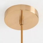 GRETA SCALLOPED METAL PENDANT LIGHT PINK
