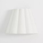 SCALLOPED WALL SCONCE LIGHT