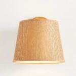 ABENI WOVEN GRASSCLOTH SCONCE WALL LIGHT
