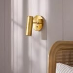 LANCELOT PIVOTING BRASS WALL SCONCE