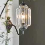 ELOISE CLEAR GLASS SCALLOP WALL SCONCE