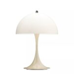 PANTHELLA BEIGE TRUMPET BELL SHADE PORTABLE LIGHT