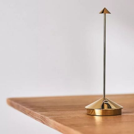 PINA PRO METALLIC CORDLESS LED TABLE LAMP WITH RECHARGEABLE DESIGN