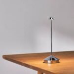 PINA PRO METALLIC CORDLESS LED TABLE LAMP WITH RECHARGEABLE DESIGN