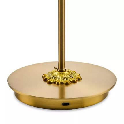 MACKENZIE-CHILDS CORDLESS LED DOME TABLE LAMP WITH RECHARGEABLE DESIGN