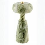 MARZELA SCULPTURAL WASHED MARBLE RECHARGEABLE TABLE LIGHT