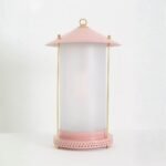 STEFAN BLUSH CORDLESS RECHARGEABLE LANTERN