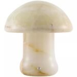 CAVIYA MUSHROOM MARBLE CORDLESS RECHARGEABLE TABLE LAMP