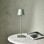POLDINA PRO MICRO SAGE CORDLESS RECHARGEABLE LED TABLE LAMP