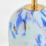 TABLE LAMP BASE WITH SPECKLED GLASS DESIGN