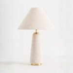 LULU CREAM LINEN TABLE LAMP