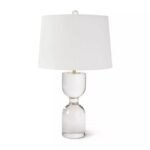JOAN CRYSTAL HOURGLASS TABLE LAMP