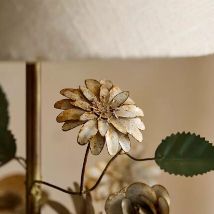FLORAL IRON ACCENT TABLE LAMP