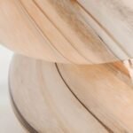 LEFKADA SWIRLED GLASS ACCENT TABLE LAMP