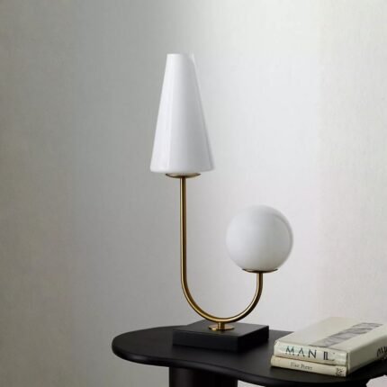 AVALORA WHITE TABLE LAMP