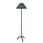 KUKIO GREEN PRINTED SHADE FLOOR LAMP