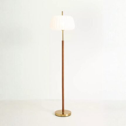 CEDUNA FLOOR LAMP WITH WOOD ACCENT