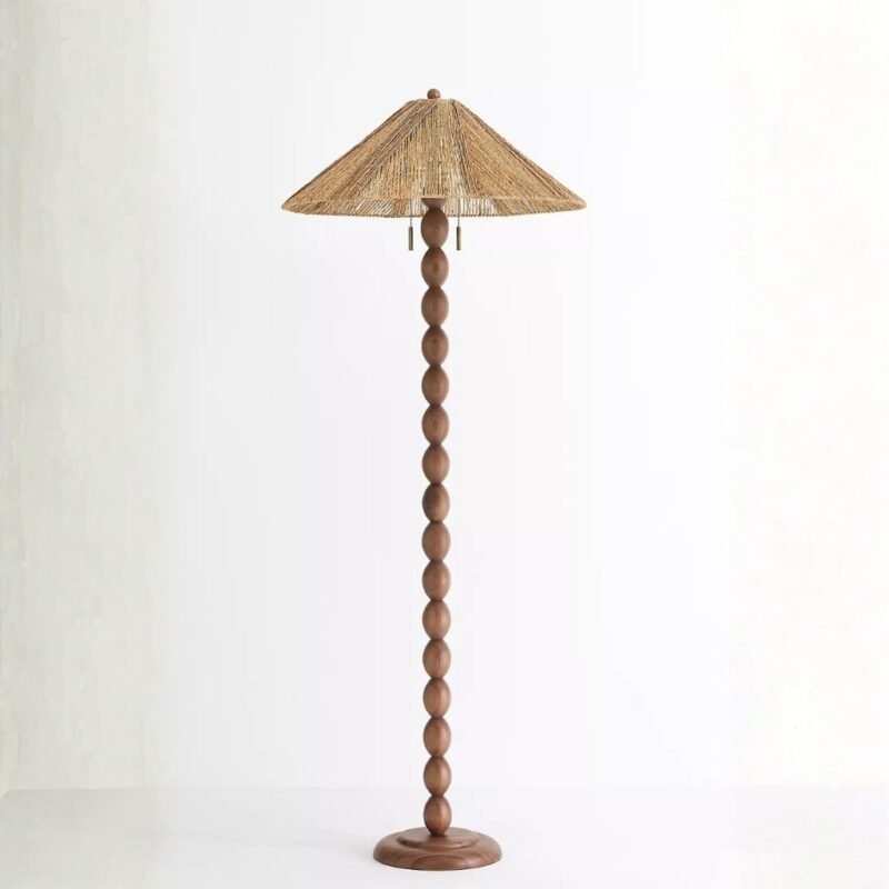 ALHAMBRA FLOOR LAMP WITH JUTE SHADE