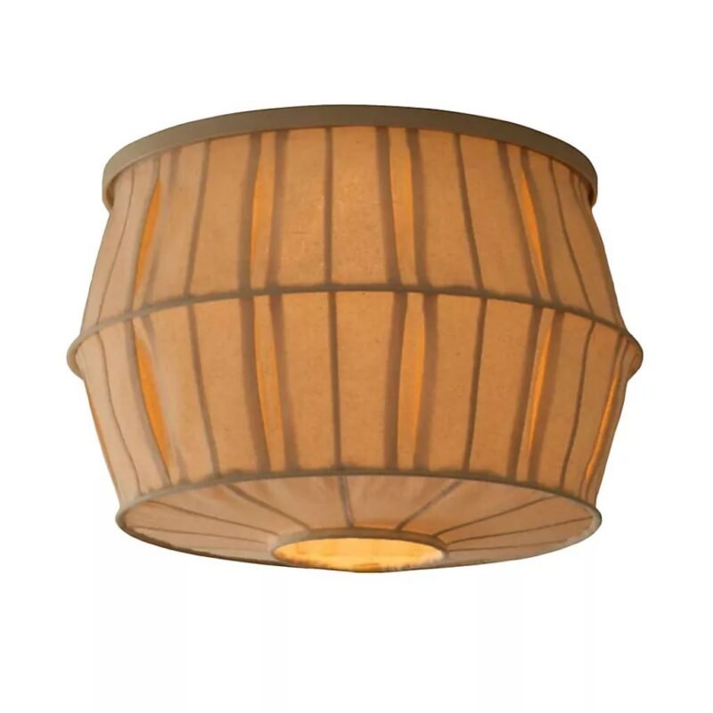 TULIP HAND STITCHED COTTON MAGNETIC SLIP SHADE WITH GEM DETAIL